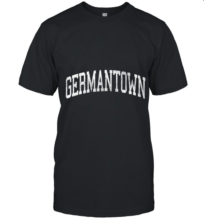 Germantown Maryland MD Vintage Athletic Sports Design Long Sleeve T-Shirt_1
