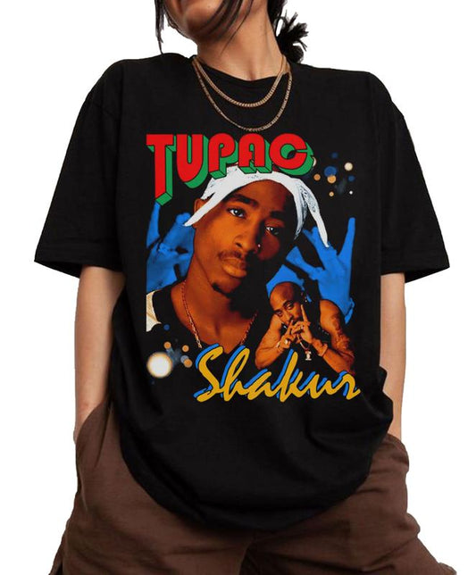 Vintage Tupac Shakur Bootleg Rap Shirt, Tupac Graphic Tees, Tupac Shirt, 2Pac Shirts, Vintage 90s Bootleg Tupac Shirt, 90s Merch, Hip Hop 90s Shirt, H