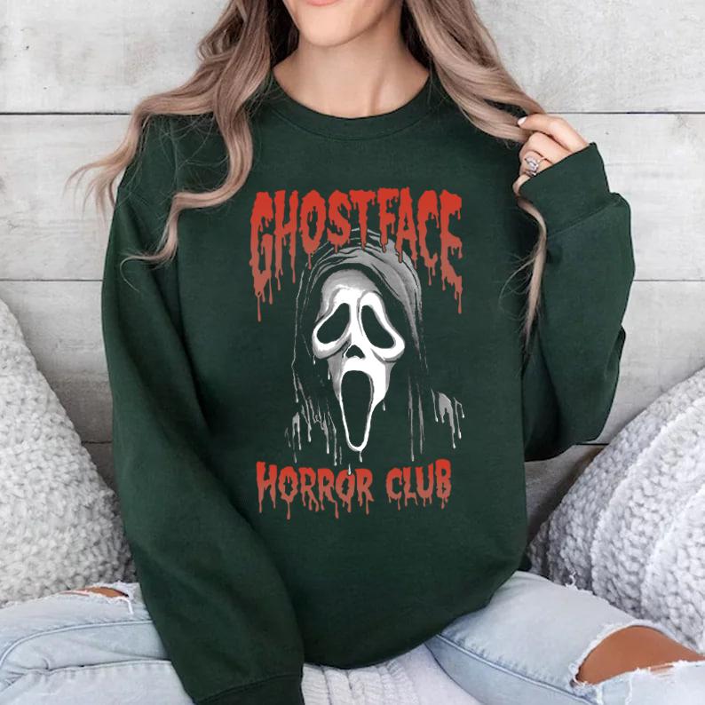 Ghost Face Sweatshirt, Scream Sweatshirt, Ghostface Sweatshirt, Ghostface Scary Sweater, Funny Halloween Shirt, Halloween Sweatshirt