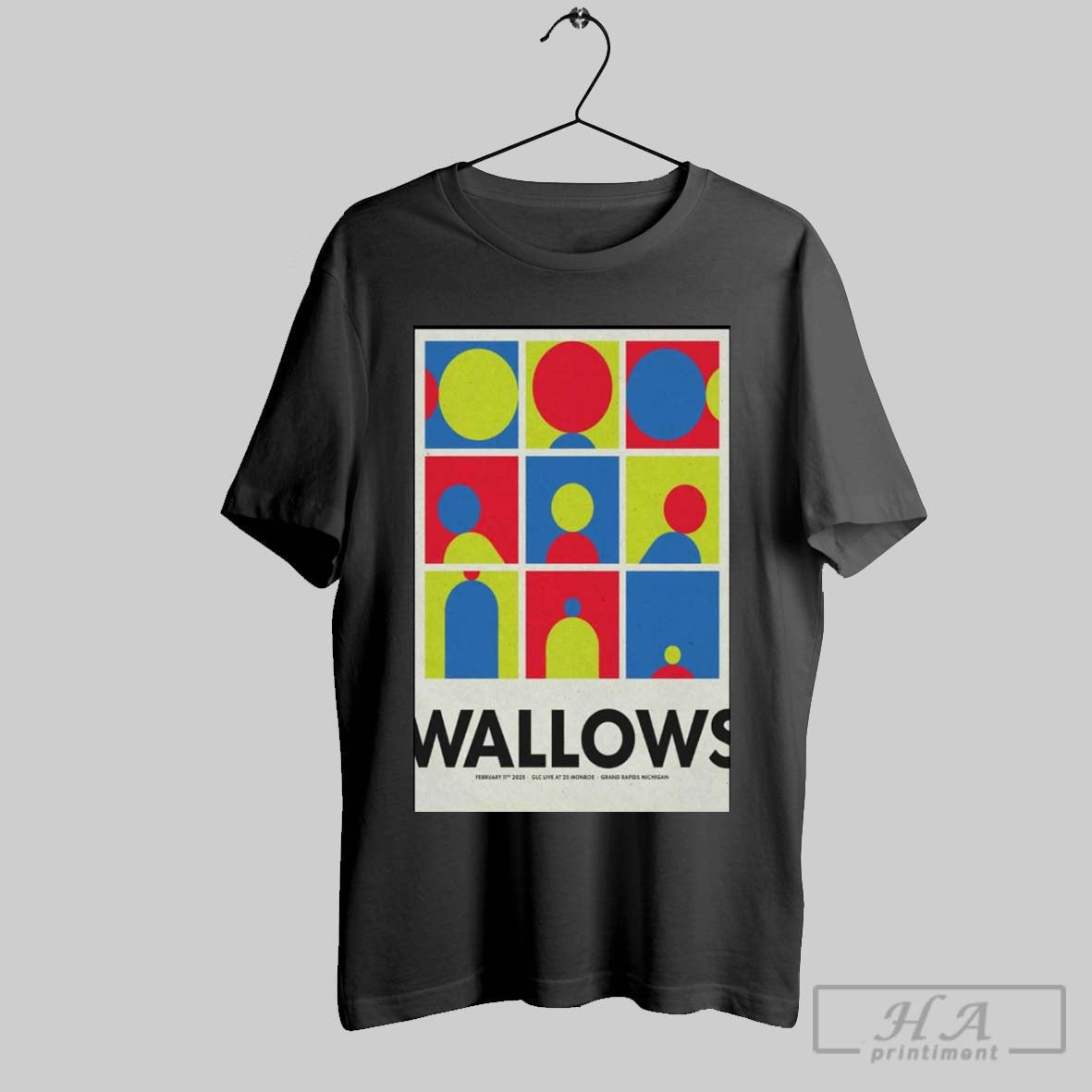Poster Wallows Glc Live At 20 Monroe In Grand Rapids Mi On Feb 11 2025 Tour T Shirt