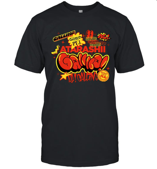 Atarashii Gakko Calling Black Tour 2024 T Shirt