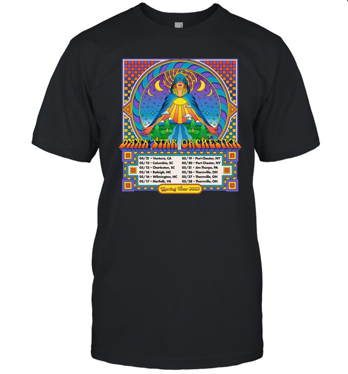 Dark Star Orchestra Skull & Roses Festival Spring Tour 2023 T-Shirt