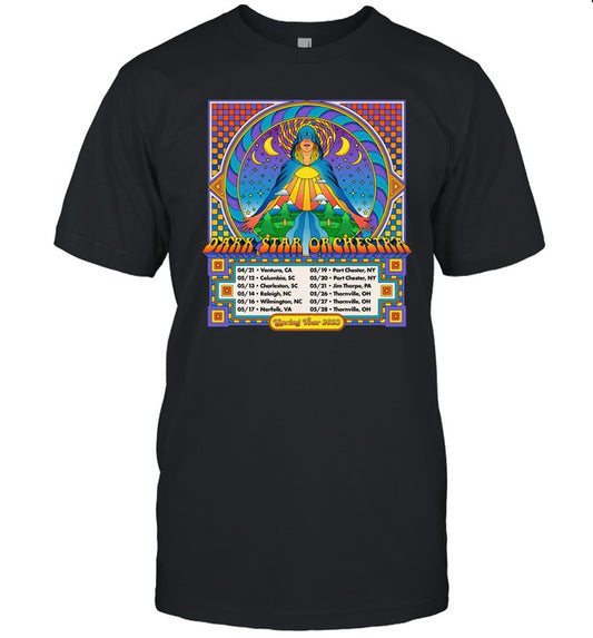 Dark Star Orchestra Skull & Roses Festival Spring Tour 2023 T-Shirt