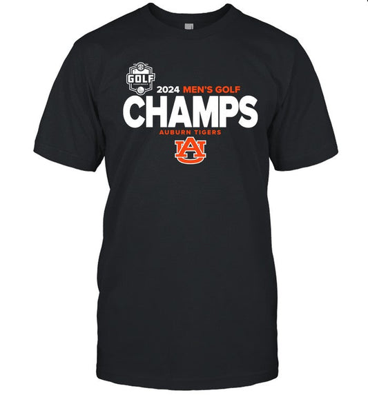 Auburn Tigers 2024 SEC Men's Golf Tournament Champions T-Shirt