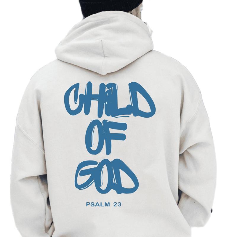 Child Of G0d Back Side Print Hoodie Unisex Classic Cotton