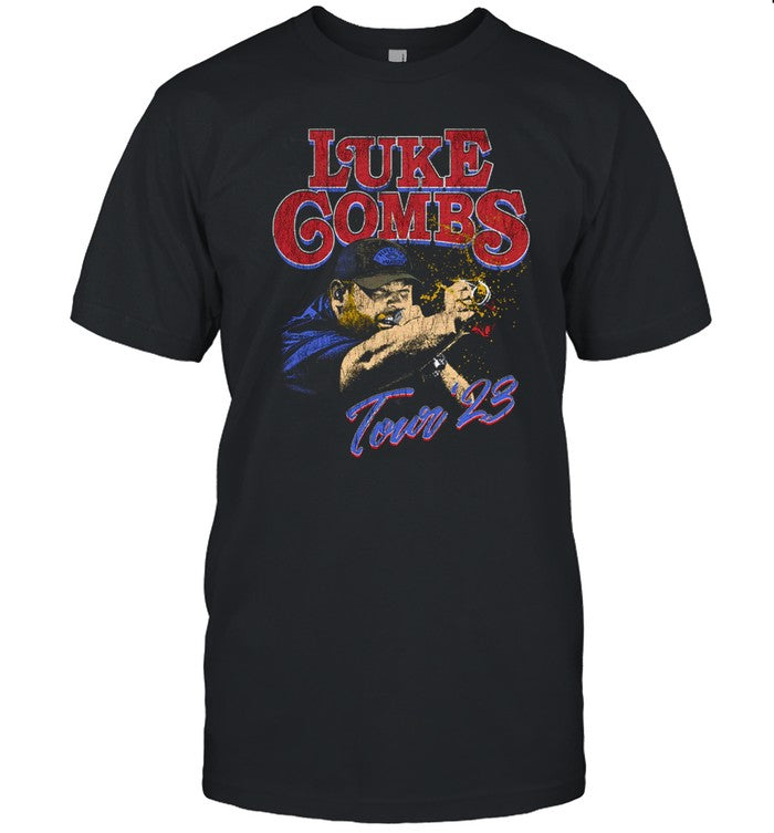 LUKE COMBS BEER SMASHING PHOTO TEE