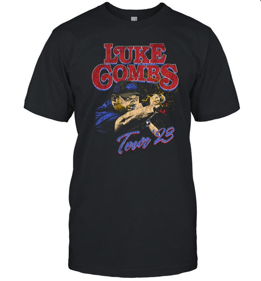 LUKE COMBS BEER SMASHING PHOTO TEE
