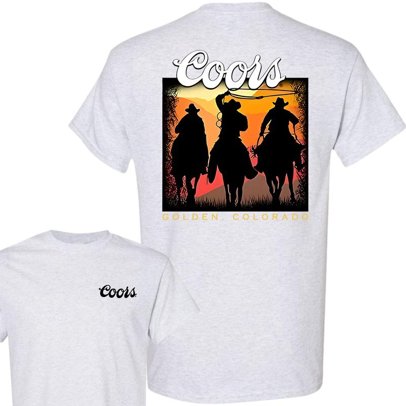 Coors Cowboy T-shirt, Unisex T-Shirt, Full Color T-Shirt, For Men, For Women
