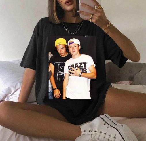 Funny Meme Frat Boy Harry And Niall T-Shirt, Harry & Niall Frat Boy One Direction