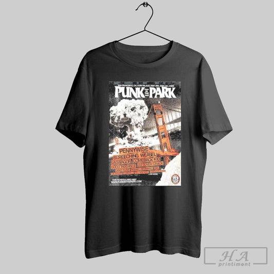 Punk In The Park Concert Poster In San Franciso Ca At Cow Palace On May 3rd 2025 Shirt