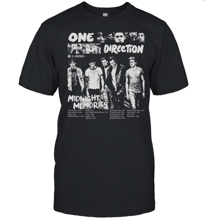 Liam Payne Vintage Shirt, Album 1D Midnight Memories Graphic Tee, 1D Fan Tee