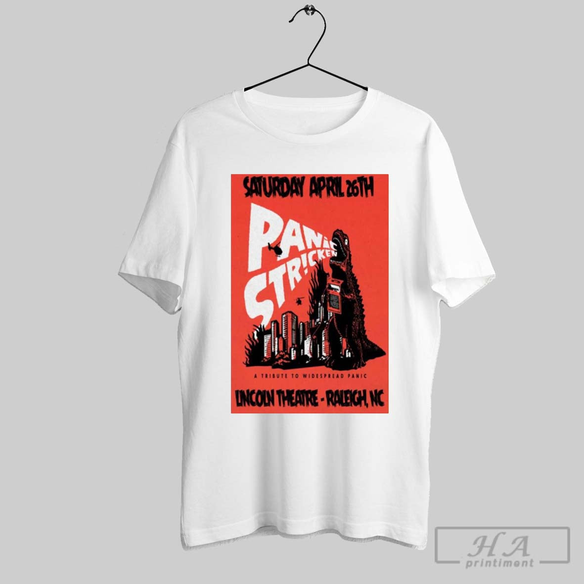 Poster Panic Stricken April 26 2025 Lincoln Theatre Raleigh Nc T Shirt