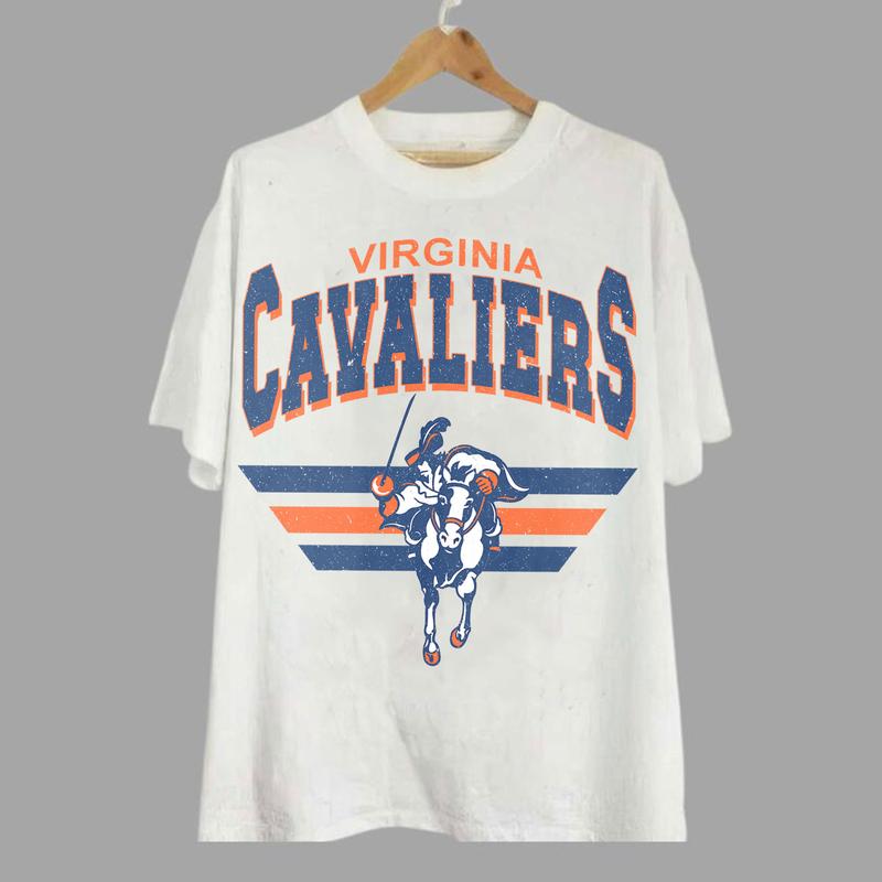 Virginia Cavaliers Vintage NCAA Sweatshirt, Unisex Virginia Football Shirt, Classic Sport Hoodie, Football Fans Gift, Cotton T-Shirt, Hoodie Sweatshirt