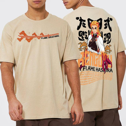 Rengoku Flame Hashira Shirt, Kyojuro Rengoku Sweatshirt Hoodie, Demon Slayer t-shirt, Kimetsu no Yaiba Shirt, Anime sweatshirt hoodie, Anime lover t-s