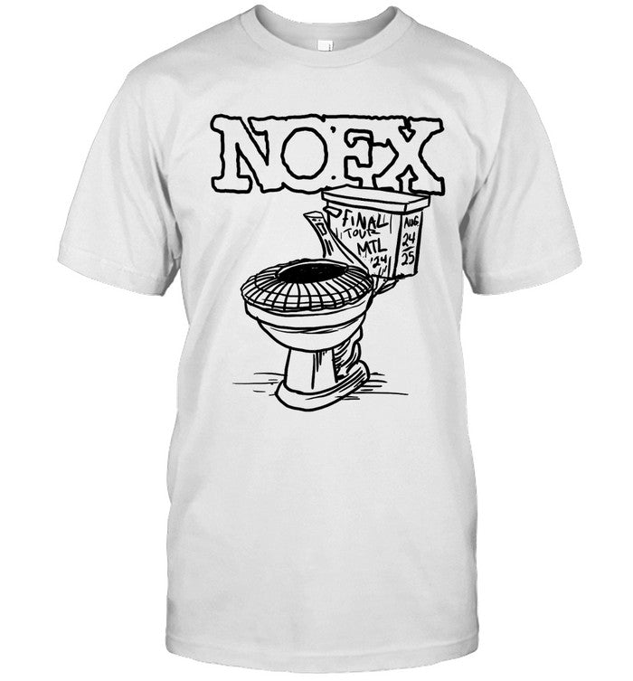 Limited NOFX Montreal Final Tour August 24 & 25 2024 Tee