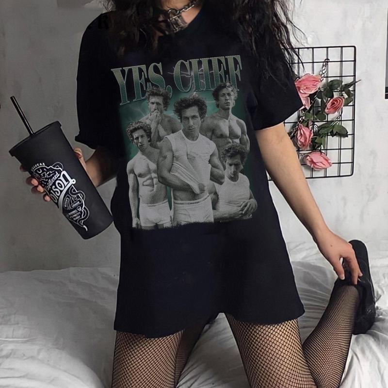 Vintage Rap Yes Chef T-Shirt, The Bear Shirt, Jeremy Allen White T-Shirt, Yes Chef Jeremy Vintage T-Shirt, Trending T-Shirt Top Womenswear