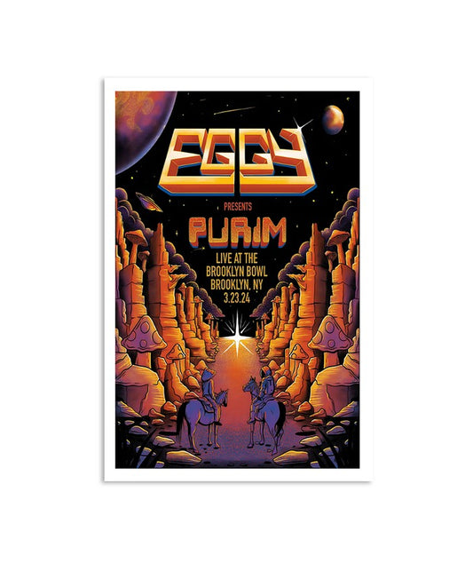 Eggy Tour in New York City, Brooklyn Bowl March 23, 2023 Poster