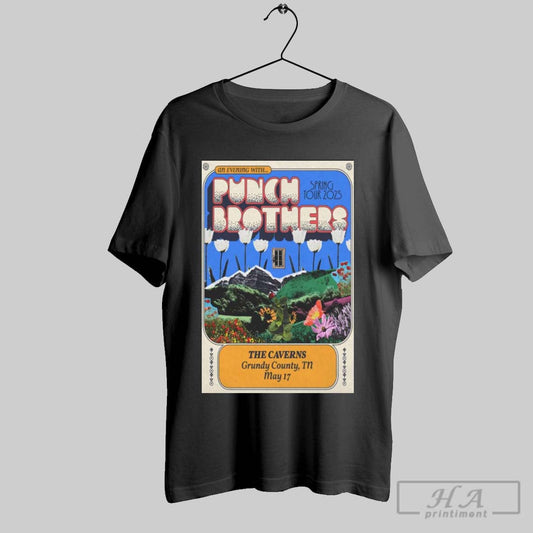 Poster Punch Brothers May 17 2025 The Caverns In Pelham Tn T Shirt