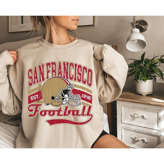 San Francisco Football Sweatshirt, 49ers Shirt, Niners T-Shirt,Team BDK Sweatshirt , San Francisco Sweatshirt, Football Jacket, Fan T-Shirt, Unisex Shirt Tee, Football Fan Shirt, Gift Shirt For Fan SF 49ers