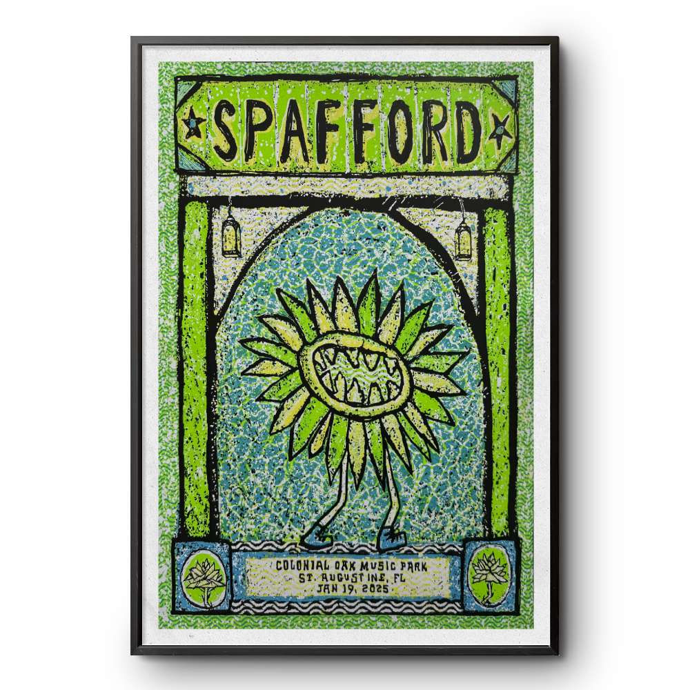 Event Spafford St Augustine January 19 2025 Colonial Oak Music Park Poster