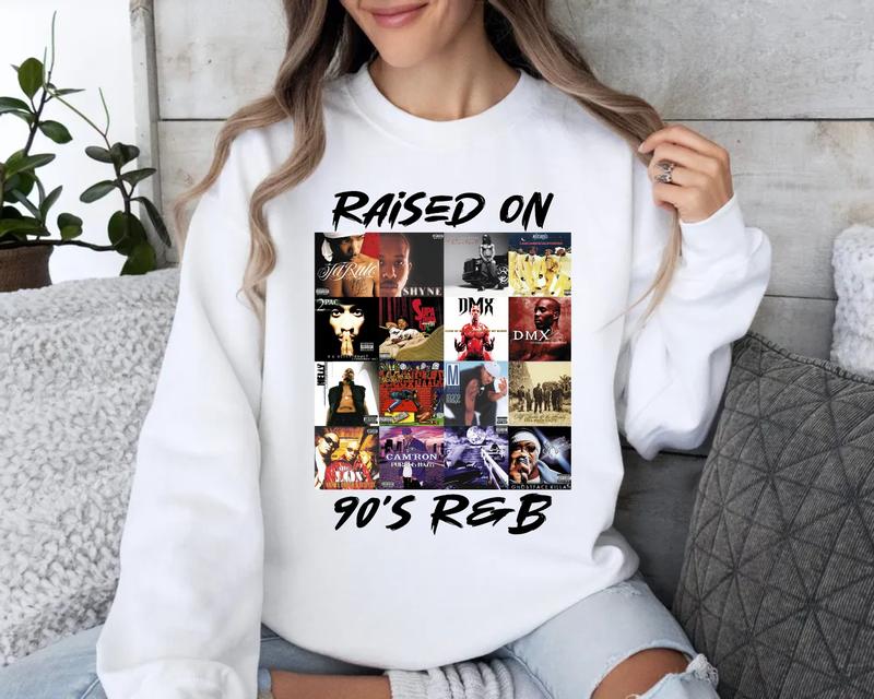 Rap Hip Hop Rapper R&B Pop Rock Music Album Cover Tshirt Sweatshirt Hoodie, 90's And 2000's Rap Album Cover Shirt, Unisex Sweater Pullover Tee