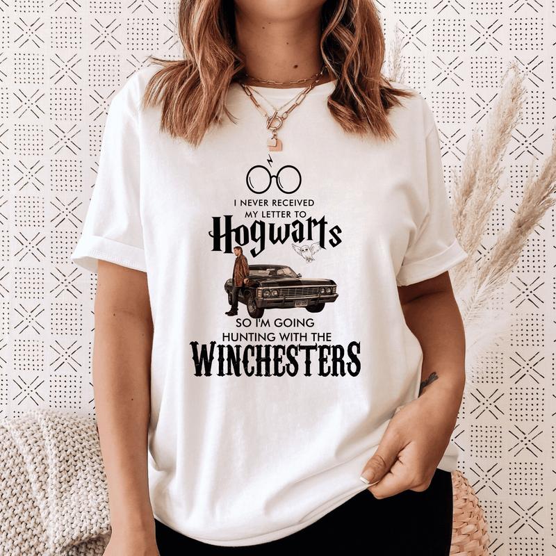 Hogwarts T-Shirt, Winchester Shirt, Supernatural Tee, Winchester Bros Shirt, Dean Winchester Tee, Sam And Dean Shirt, Unisex Adult Tshirt For Mens, Wo