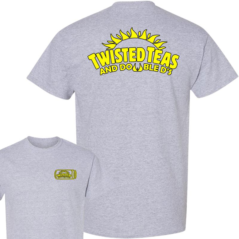 Twisted Teas and Double D's T-Shirt, Unisex T-Shirt, Ful Color T-Shirt, For Men, For Women planbtwistedtea