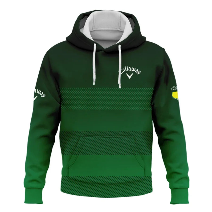 Masters Tournament Callaway Sports Hoodie Shirt Green Gradient Stripes Pattern All Over Print Hoodie