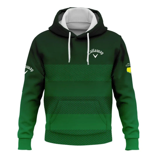Masters Tournament Callaway Sports Hoodie Shirt Green Gradient Stripes Pattern All Over Print Hoodie
