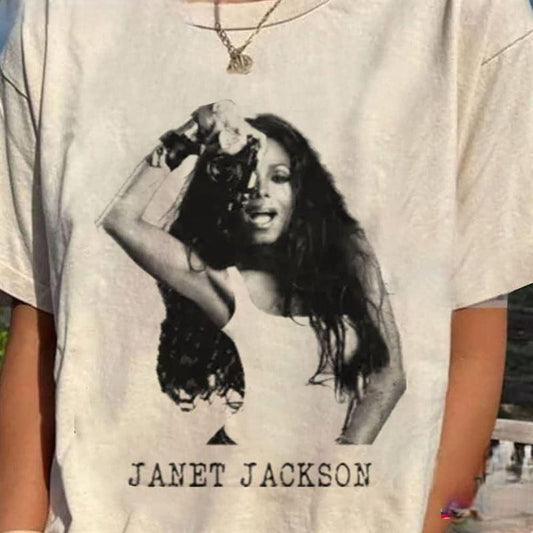 Janet Jackson 90S Vintage Shirt Together Again Tour 2024 Fan Gifts Sweatshirt T-Shirt Cotton Menswear Cotton Menswear Cotton Menswear