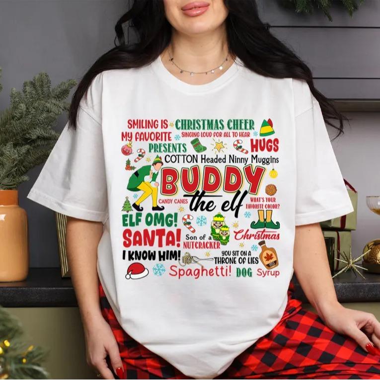 Christmas Buddy Elf Movie Sweatshirt, Elf Movie Quote Shirt, Buddy the Elf Shirt, Elf Christmas Movie Shirt