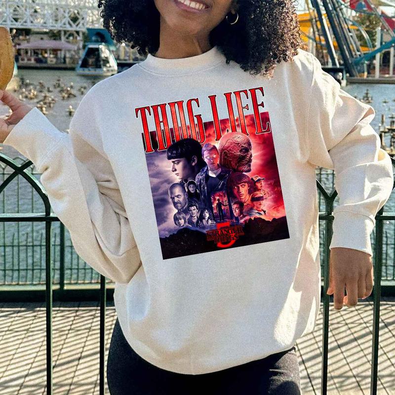 Thug Life Stranger  T Shirt, Things T Shirt, Movie Stranger T Shirt Sweatshirt Hoodie .