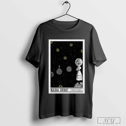 Poster Nada Surf Bataclan in Paris France Nov 29-2024 Tour T-shirt
