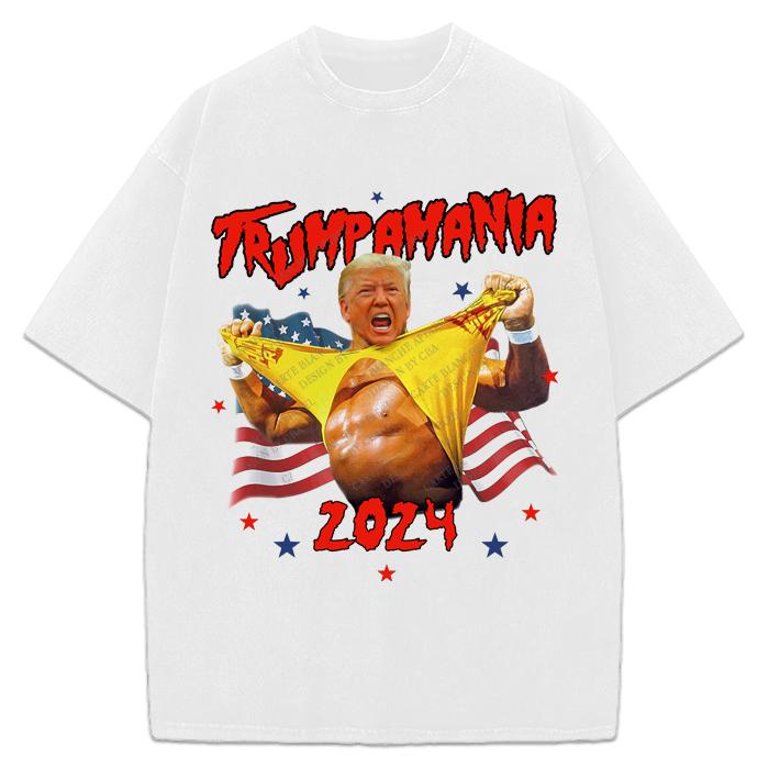 Donald Trump Trumpster Ripping Shirt Like Hogan President 2024 Victory Custom Graphic T-Shirt