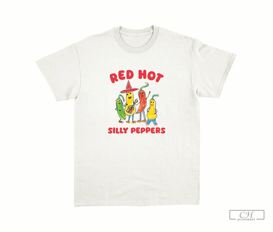 silly peppers - unisex t shirt