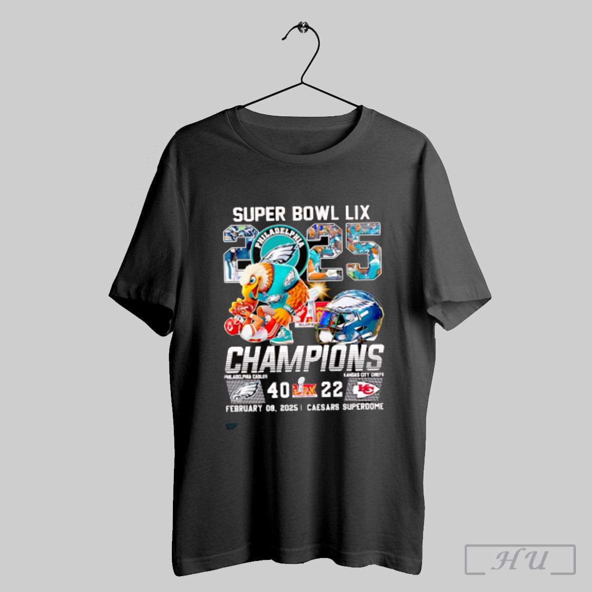 Super Bowl Lix 2025 Champions Philadelphia Eagles 40 22 Kansas City Chiefs Shirt Sweatshirt