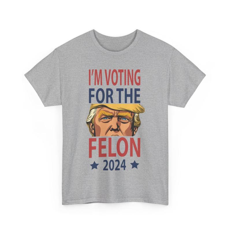 Trump Felon Unisex Heavy Cotton Tee