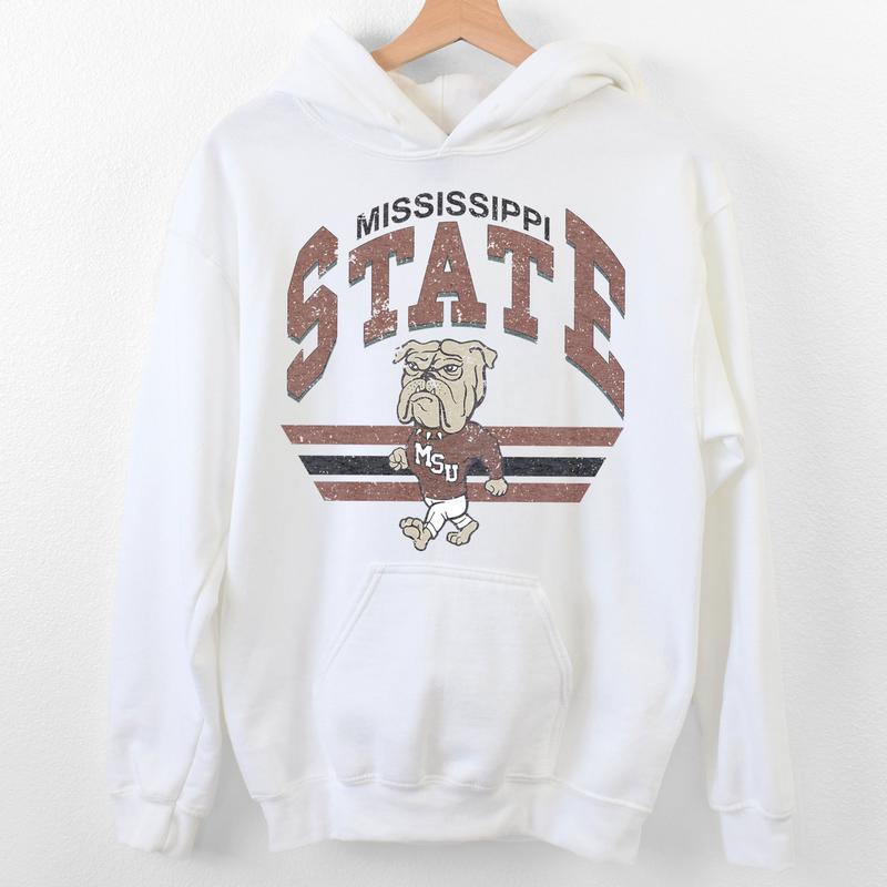 Mississippi State Bulldogs Vintage Football NCAA Sweatshirt - Tshirt - Hoodie, Mississippi State University Unisex Football NCAA Shirt, Unisex Vintage NCAA Shirt, Classic Football Shirt, Gifts For Football Fan Sport, Cotton, Sweatshirt, T-Shirt, Hoodie