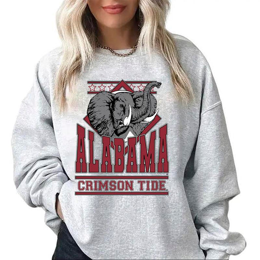 Vintage University of Alabama Crimson Roll Tide Sweatshirt, t-Shirt, Hoodie, Alabama Crimson Sweater, Christmast Gifts Cotton