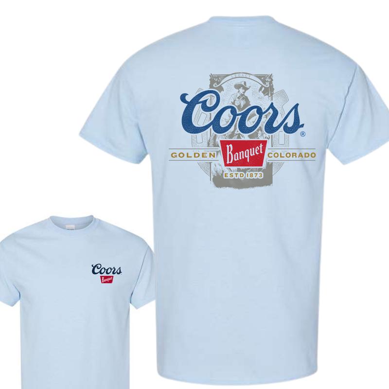 Coors Banquet Beer T-shirt, Gildan Unisex Tee For Him, For Her Classic Cotton