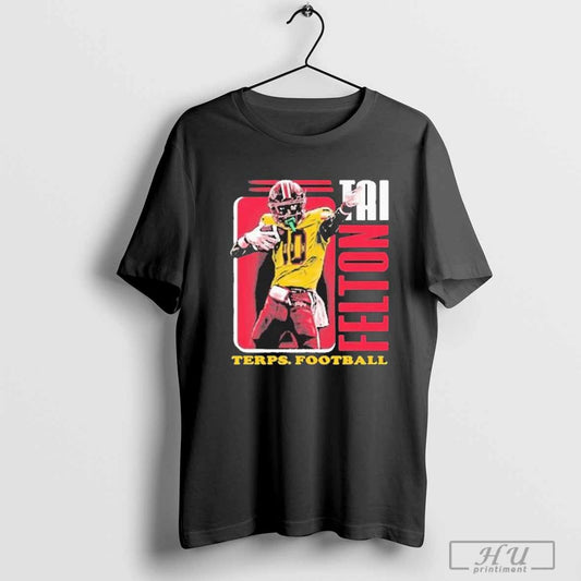 Tai Felton Terps Football 90s Graphic Shirt