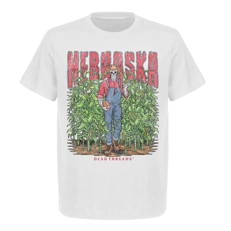 Limited Edition Nebraska Cornhuskers Football Graphic Tee | Unisex Heavy Cotton T-Shirt for True Fans