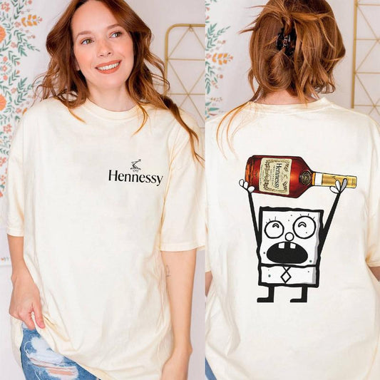 Hennessy Doodlebob Shirt, Doodlebob Character Movie Tshirt, Drinking Lover Tshirt, Funny Shirt