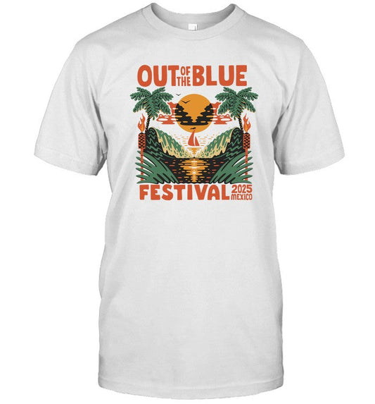 Out Of The Blue Festival Mexico Tour 2025 Limited T Shirt