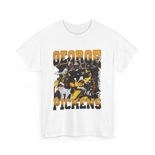 George Pickens Steelers 90s Y2K Vtg Wwe Style Graphic T Shirt