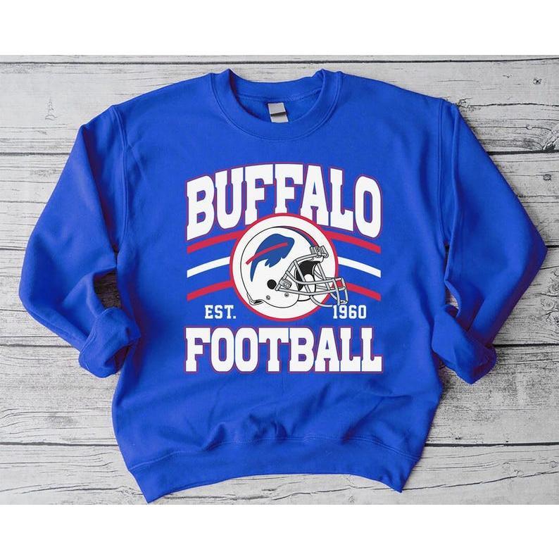 Vintage Buffalo Football Crewneck, Buffalo Sweatshirt, Buffalo New York, Buffalo Fan Gift 221231et2