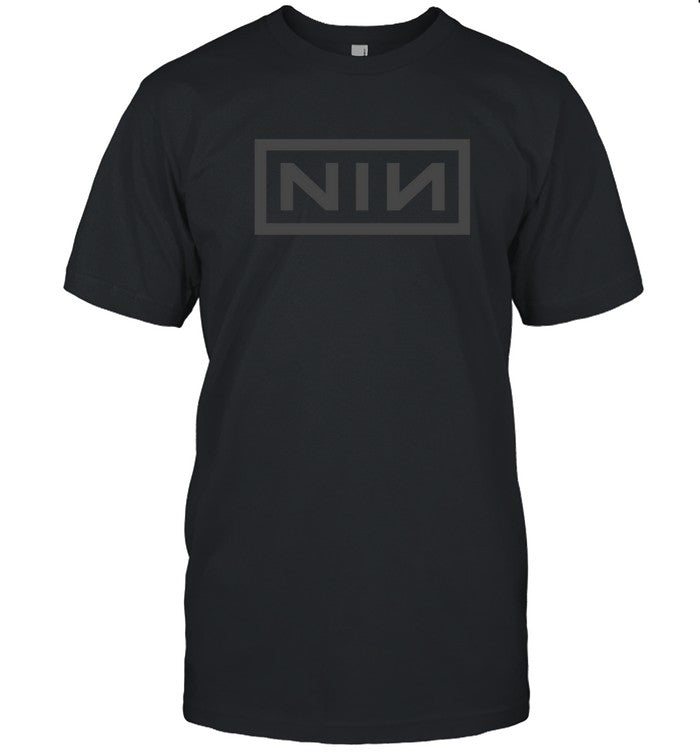 NIN Tour Gray Puff Ink Logo Tee