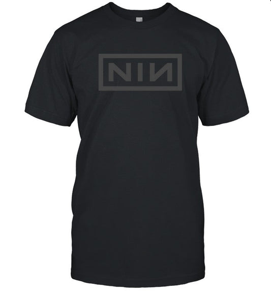 NIN Tour Gray Puff Ink Logo Tee