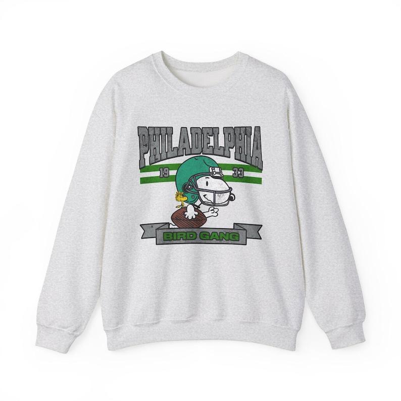 Snopy Football Eagles Sweatshirt, Peanuts Fan Gift, Football Apparel, Unisex Crewneck Sweatshirt, Sports Shirt, Philly Peanuts Sweatshirt