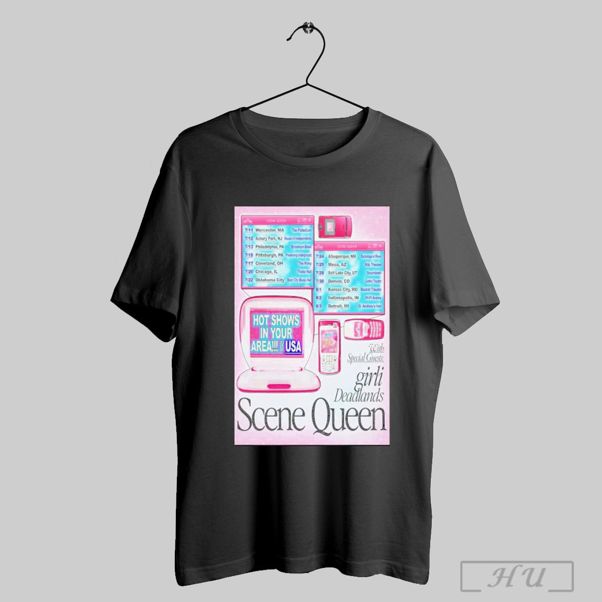 Scene Queen Hot Shows In Your Area Tour 2025 Poster T Shirt Sweatshirt